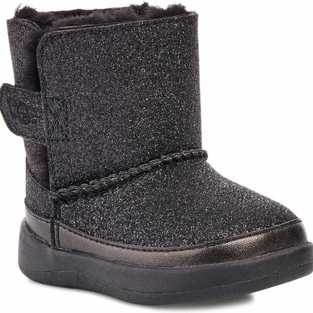 UGGS NWT in box Black Sparkle Keelan Booties